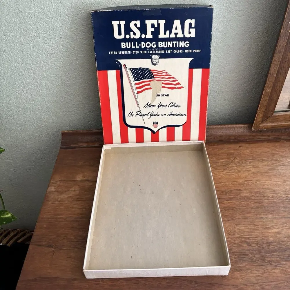 Dettra Flag Co 50 Star US Flag Bulldog Bunting Box Only